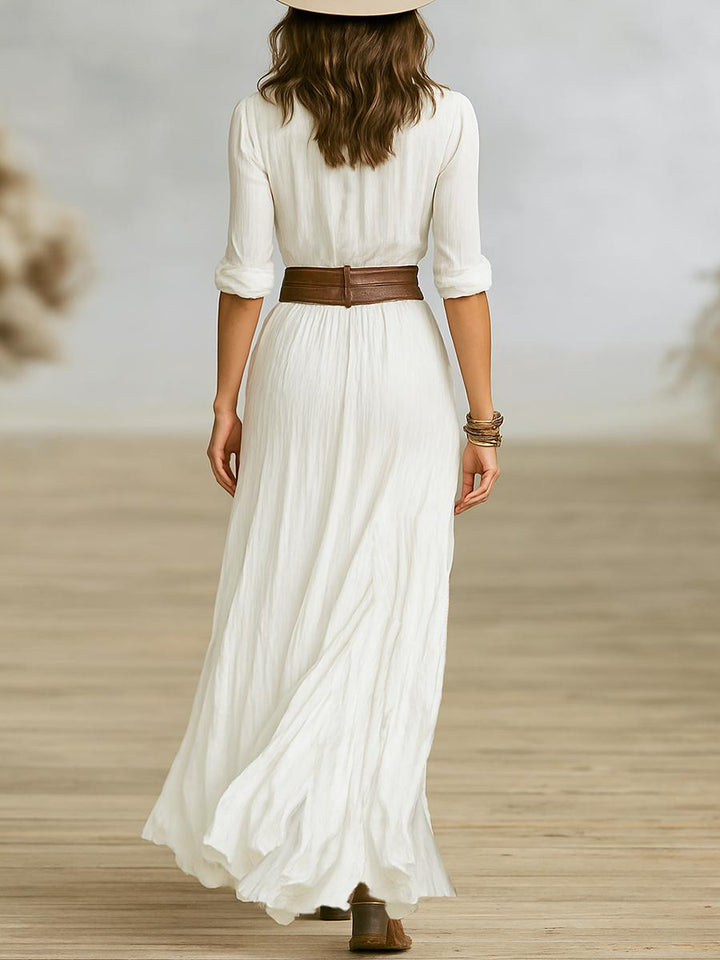 Everly | Elegante e raffinato abito lungo da donna