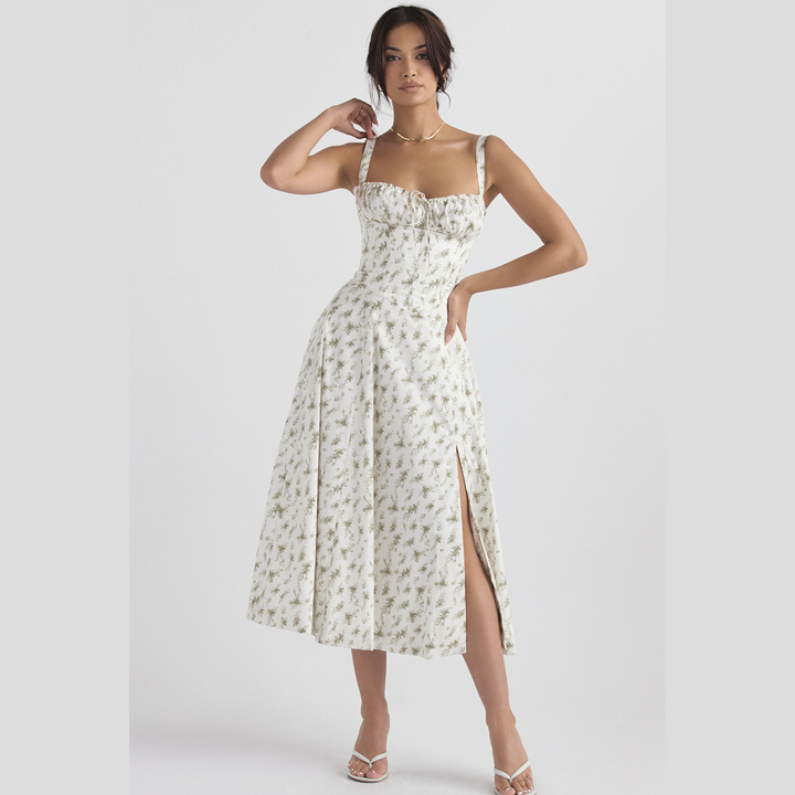 Solveig | Bustier-Midikleid mit Herzausschnitt