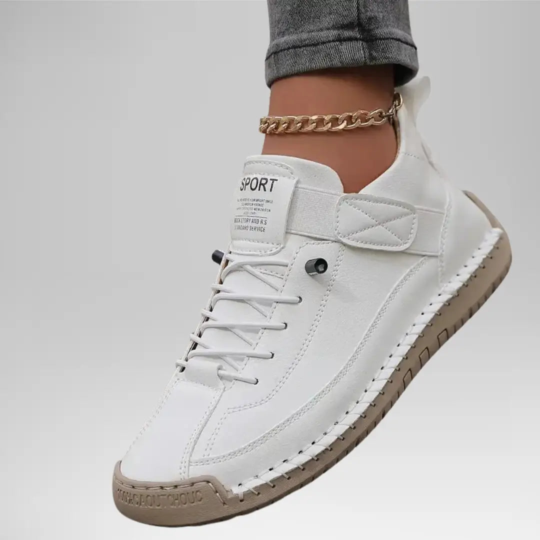 Mabel | Leren sneakers zonder veters