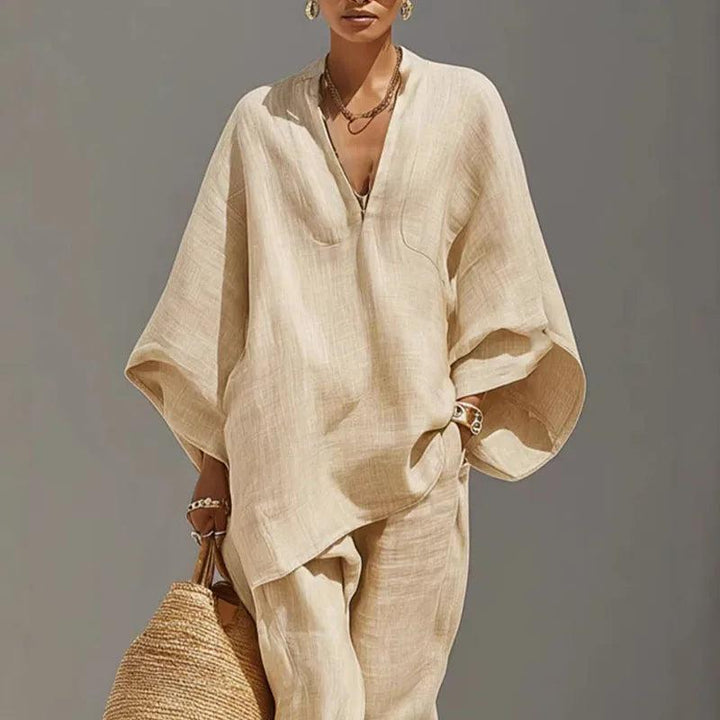 Joana | Ensemble coordonné pour femme en lin