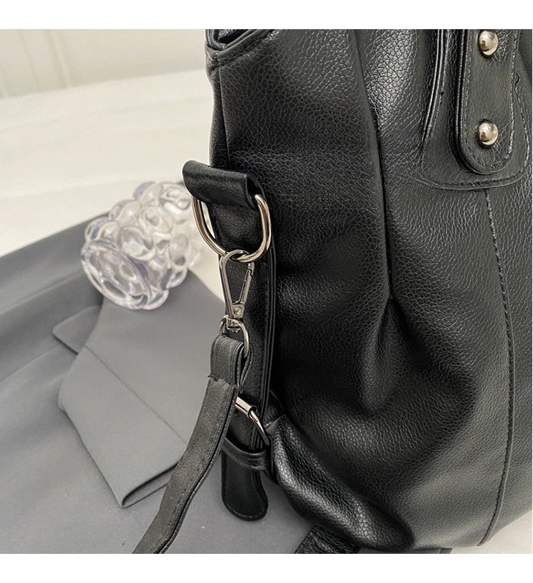 Demi | Large soft leather bag