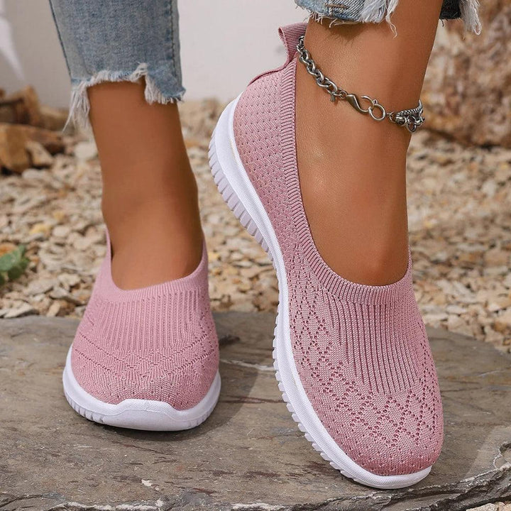 Nadia | Sapatos de malha fechados à frente