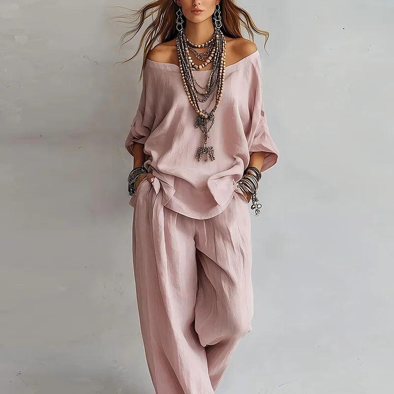 Tessa | Women’s Off-Shoulder Co-ord Set