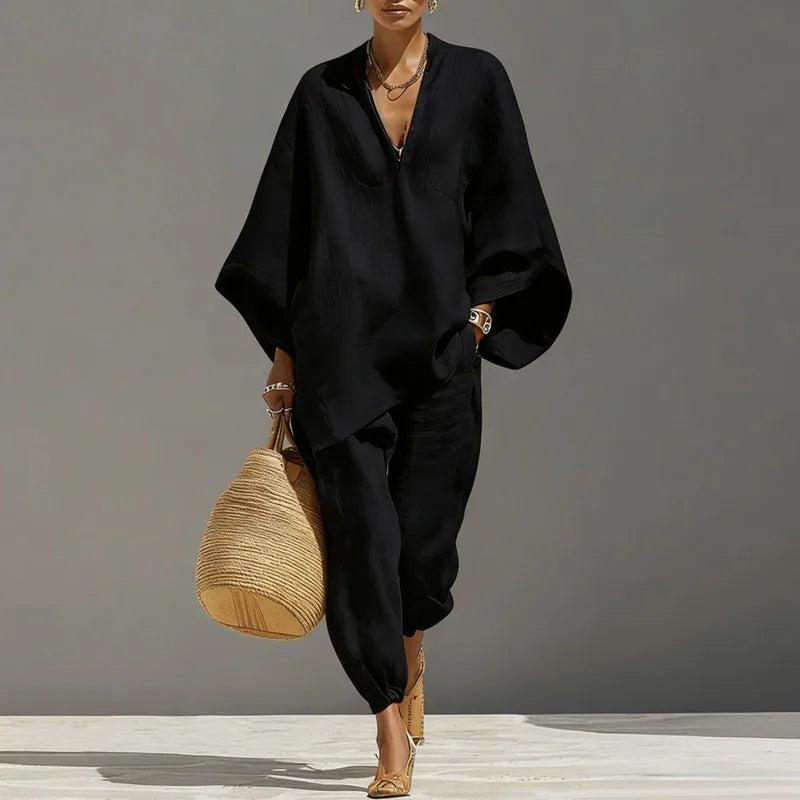 Joana | Ensemble coordonné pour femme en lin