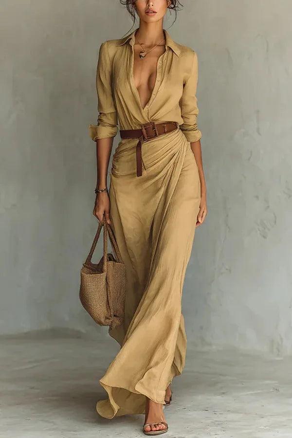 Perla | Wrap Maxi Dress
