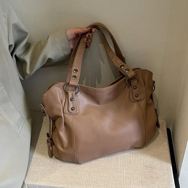 Demi | Large soft leather bag