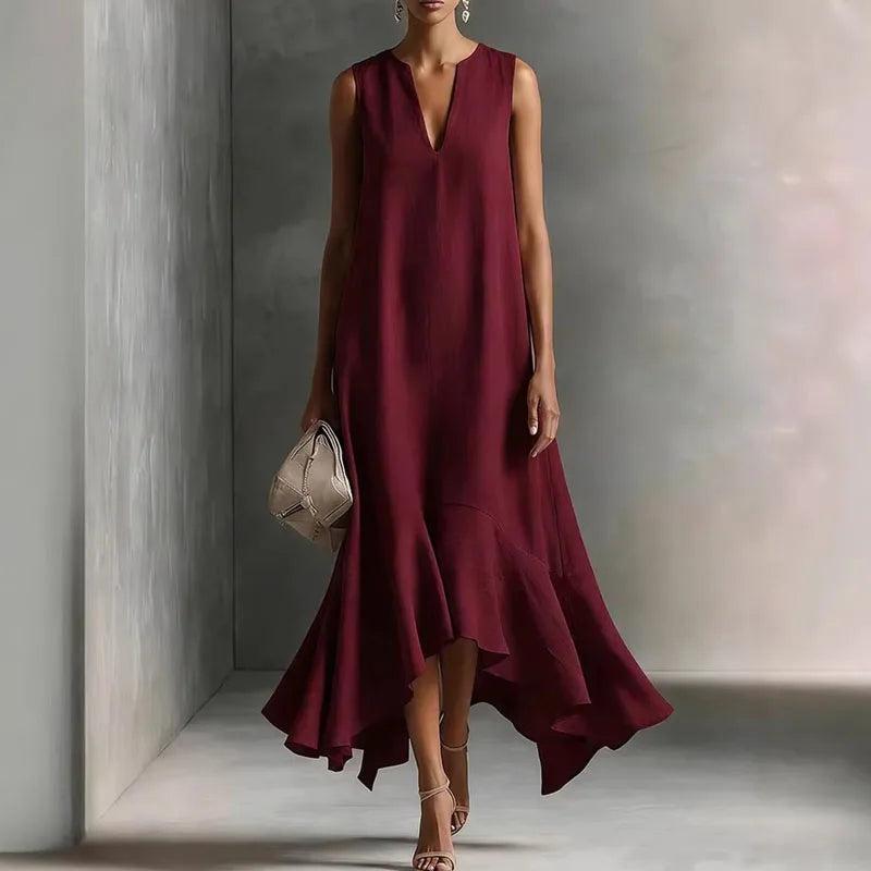 Andrea | Abito estivo fluido con scollo a V