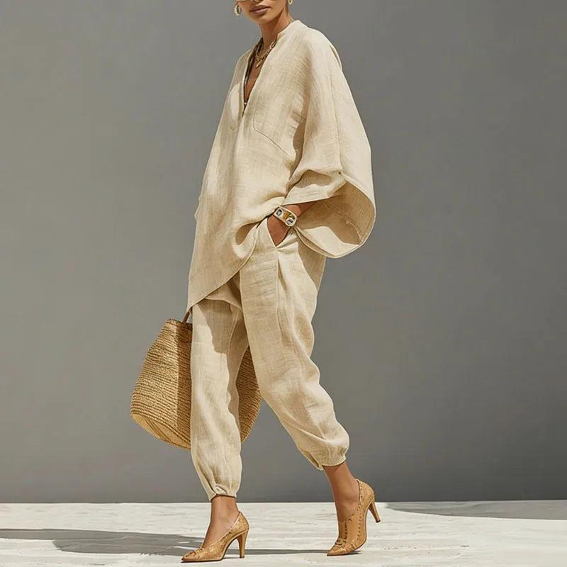 Joana | Ensemble coordonné pour femme en lin