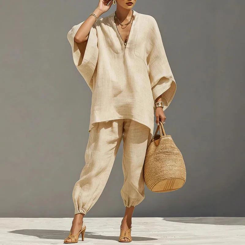 Joana | Ensemble coordonné pour femme en lin