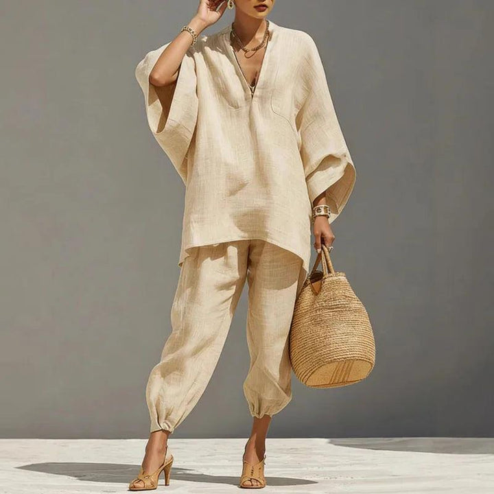 Joana | Ensemble coordonné pour femme en lin