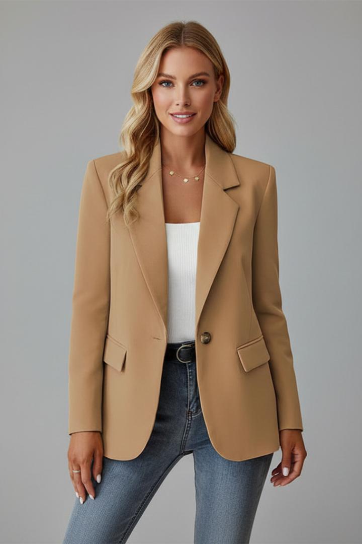 Parker | Blazer com lapela entalhada para mulher