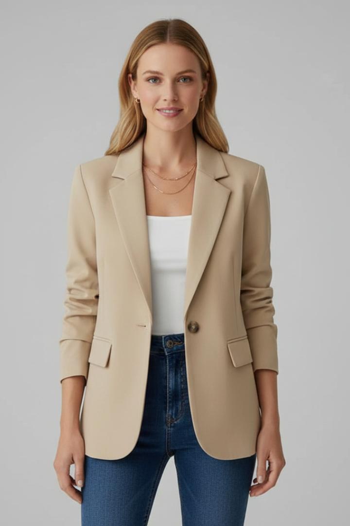 Parker | Blazer com lapela entalhada para mulher