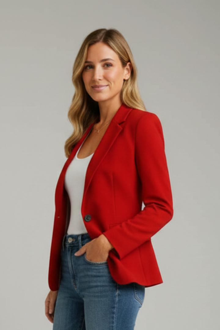 Parker | Blazer com lapela entalhada para mulher