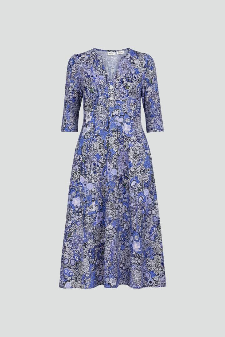 Keely | Robe midi à manches trois quarts pour femme
