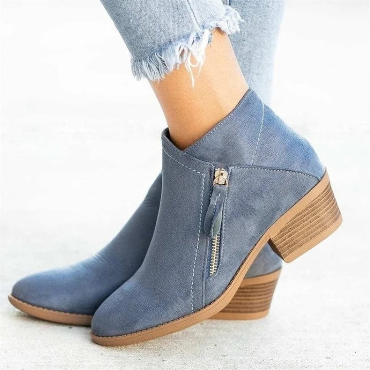 Capucine | Wide-Toe Low Ankle Boots