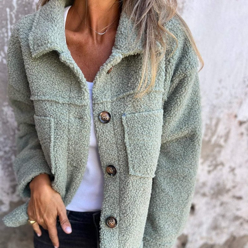Nelea | Textured Notched Lapel Jacket