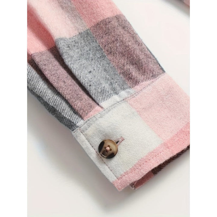 Juliette | Oversized Plaid Long-Sleeve Shirt