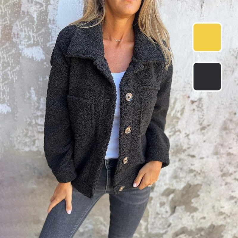 Nelea | Textured Notched Lapel Jacket