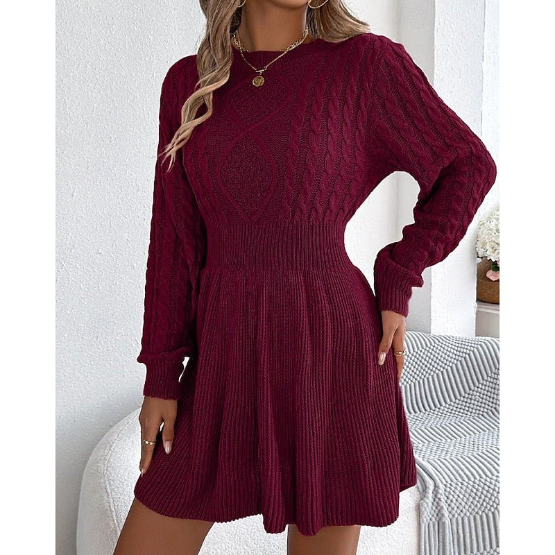 Whitney | Women's Fit and Flare Mini Dress