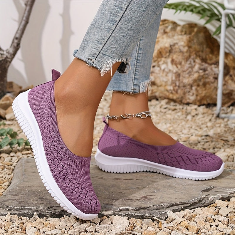Nadia | Sapatos de malha fechados à frente
