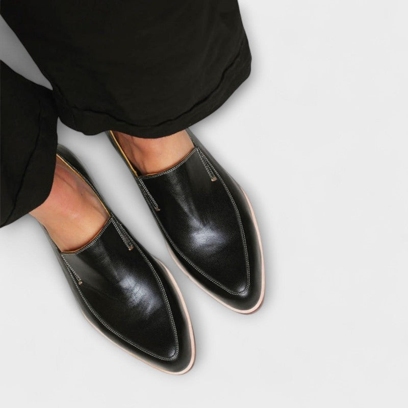 Jhazmiel | Pointed-Toe Slip-On Loafers