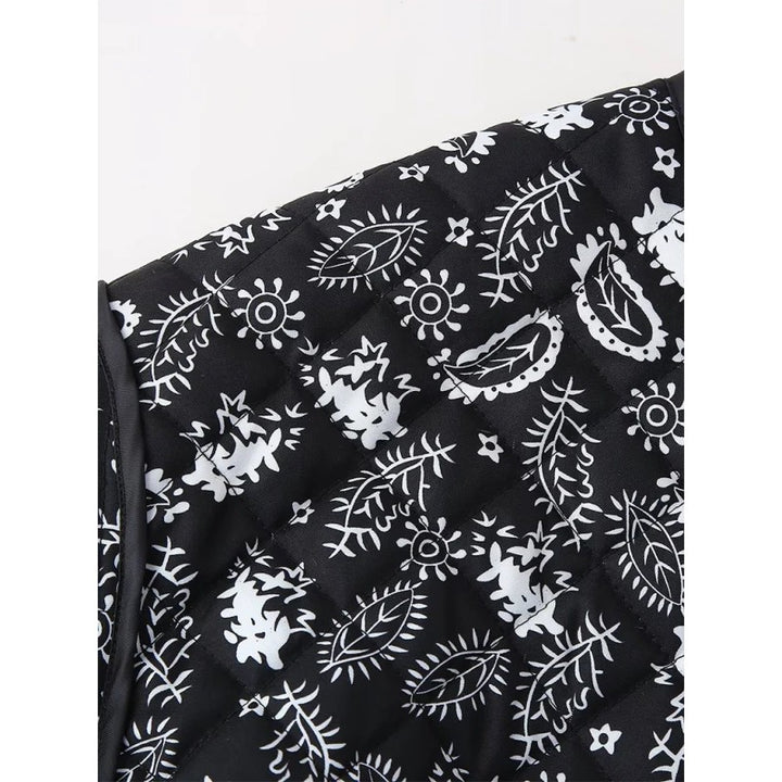 Emilia | Paisley Print Button-Down Jacket