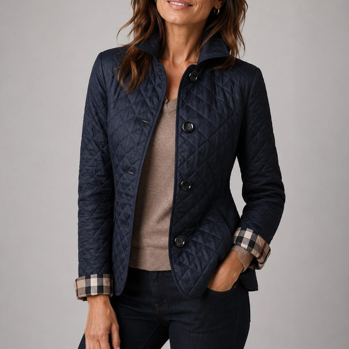Kelley | Lightweight Button-Front Quilted Jacket