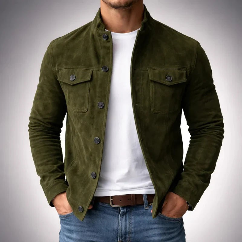 Men Jacket | Structured Military-Style