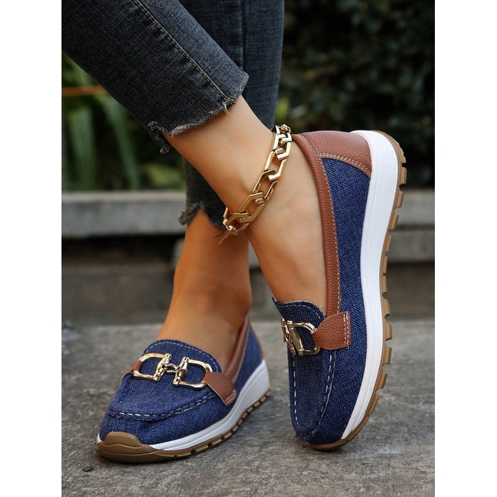 Elena | Buckle-Accent Slip-On Loafers
