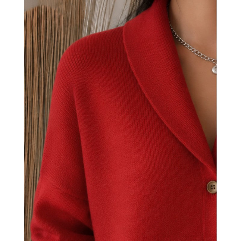 Eleanor | Button Collar Cardigan