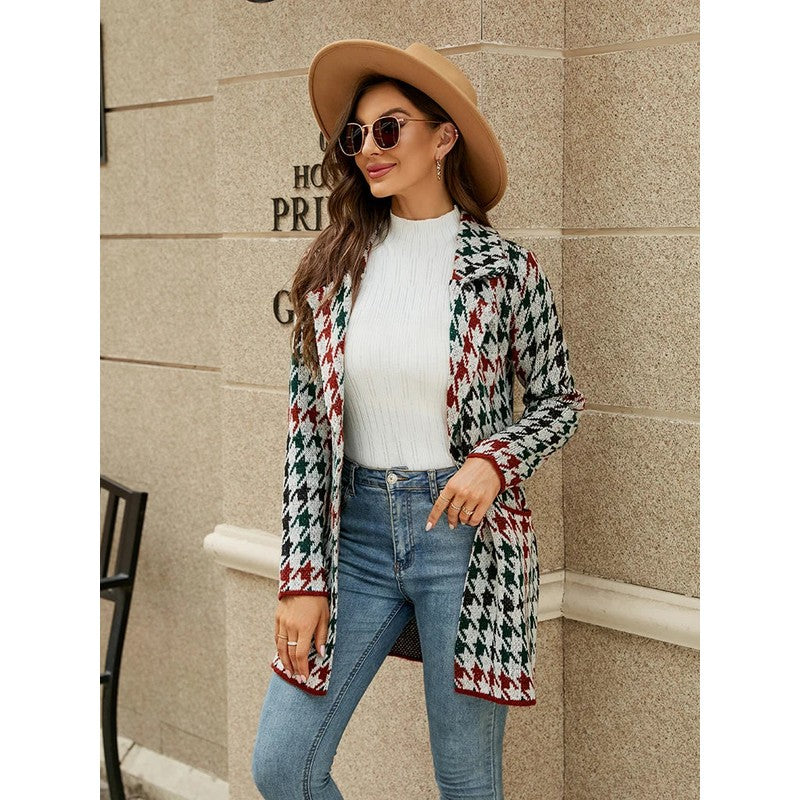 Rosalind | Knit Notch-Lapel Coat