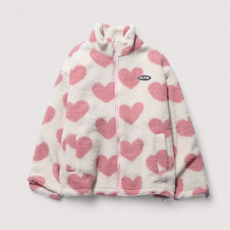 Sommerfeld | Reversible Heart-Pattern Jacket
