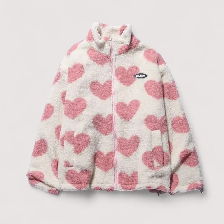 Sommerfeld | Reversible Heart-Pattern Jacket