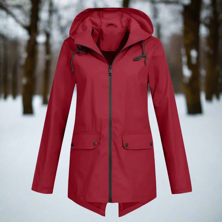 Lorraine | Women's Longline Hooded Rain Jacket