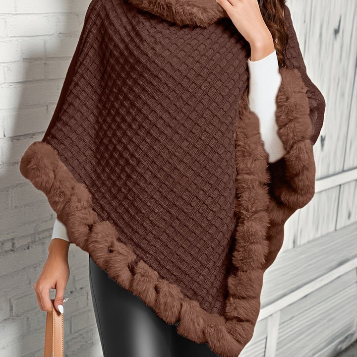 Willow | -Trimmed Oversized Poncho