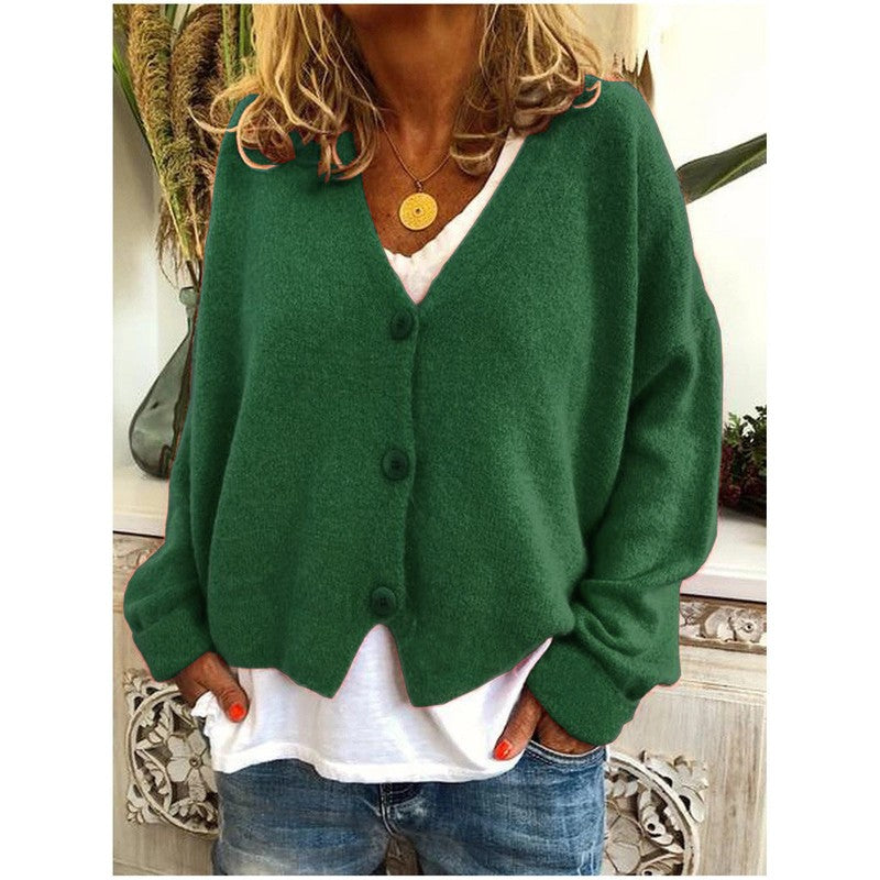 Amelia | V-Neck Oversized Cardigan