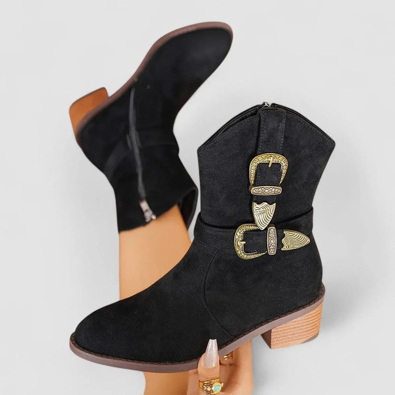 Women Western Ankle Boots