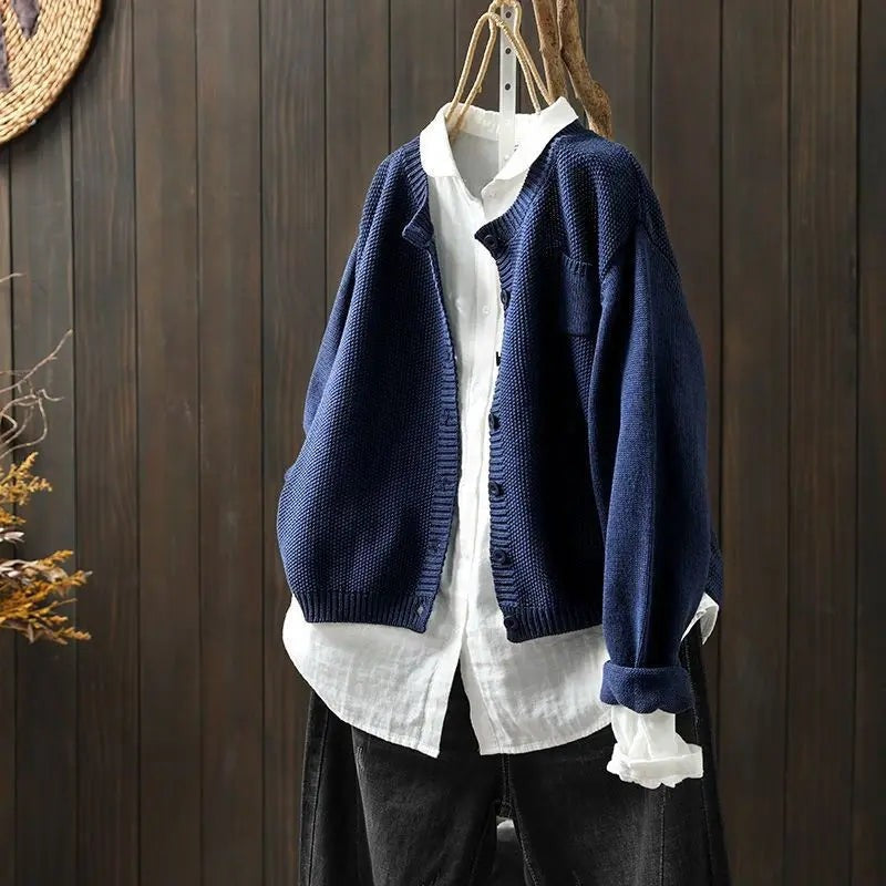 Isabelle | Cardigan dalla vestibilità ampia con bottoni sul davanti