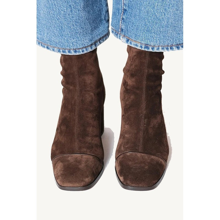 Women Ankle Boots | Slouchy Block Heel Boots