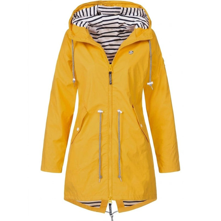 Women Coat | Margaret Hooded Drawstring Silhouette