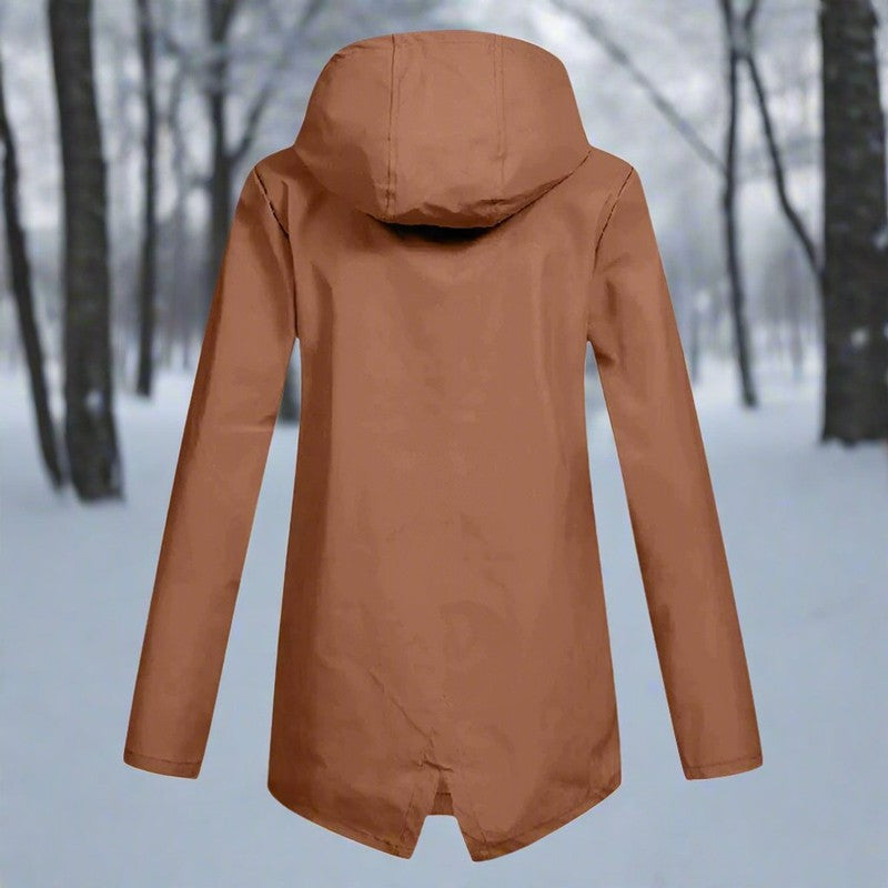 Lorraine | Women's Longline Hooded Rain Jacket