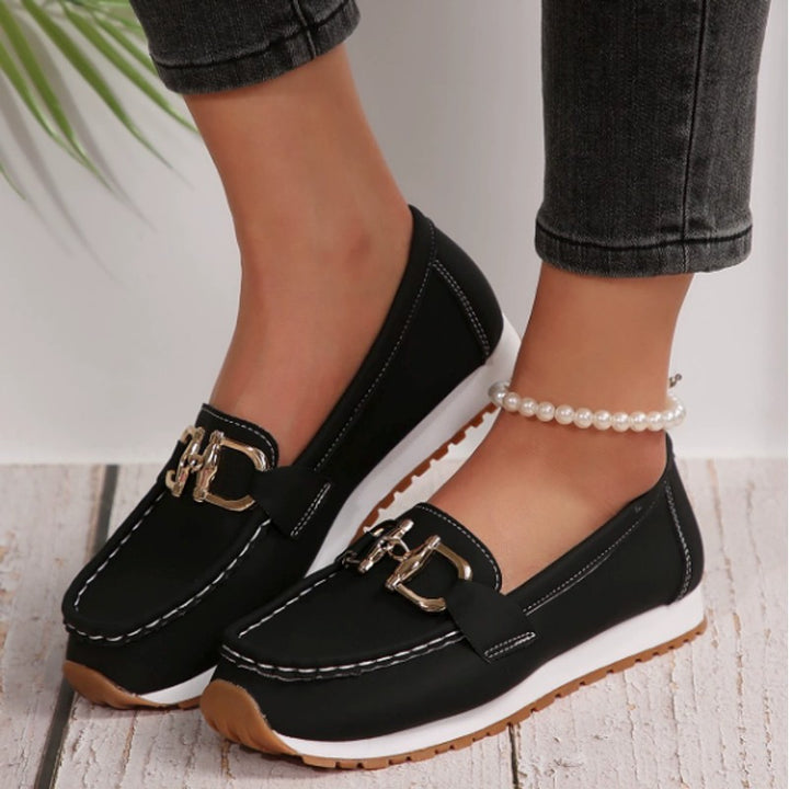 Estelle | Flat Wedge Loafers