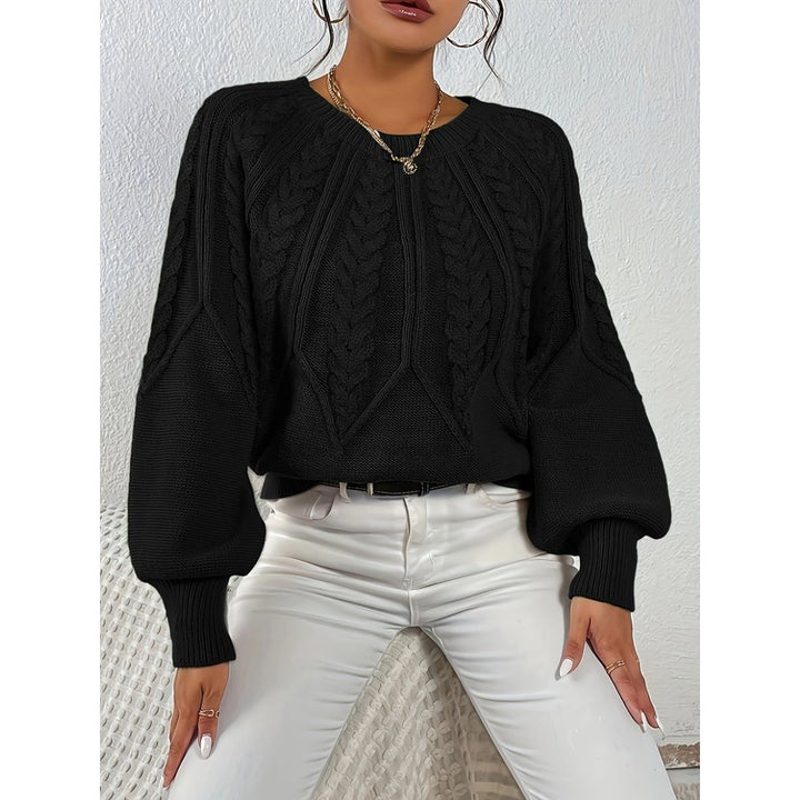Women's Sweater | Relaxed Cable-Knit Pullover