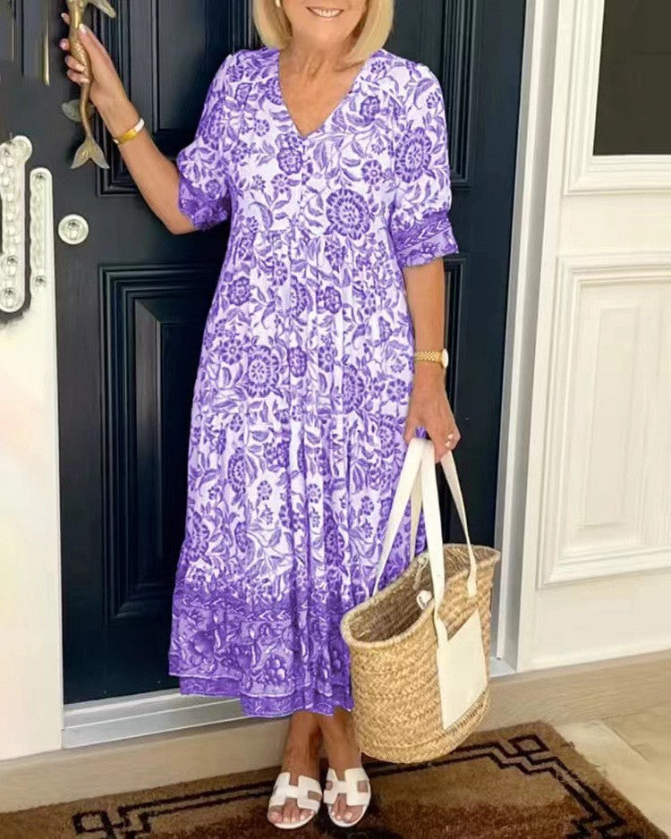 Dorothy | Tiered Floral Maxi Dress