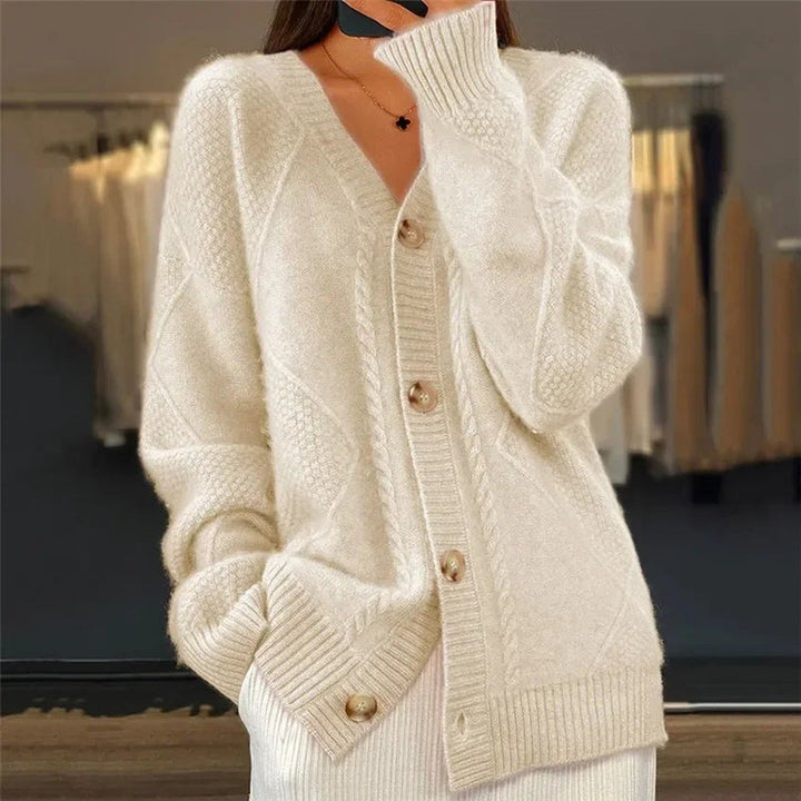 Clara | Textured Knit Cardigan