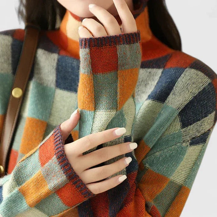 Florentiaa | Maglione dolcevita a quadri