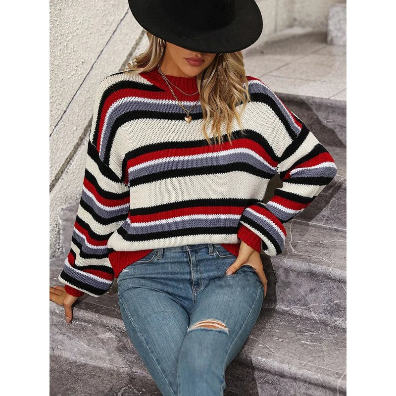 Eleanor | Oversized Striped Sweater