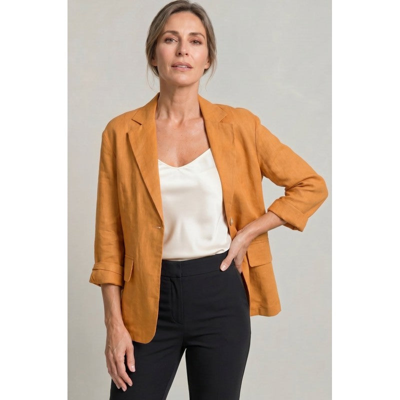 Women’s Relaxed Blazer | Oversized Dropped Shoulder Design