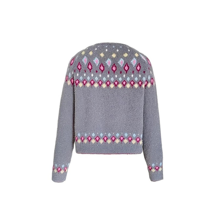 Esme | Nordic Patterned Yoke Cardigan