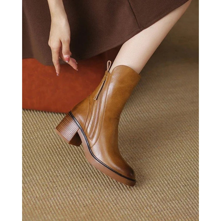 Pernelle | Square Heel Ankle Boots